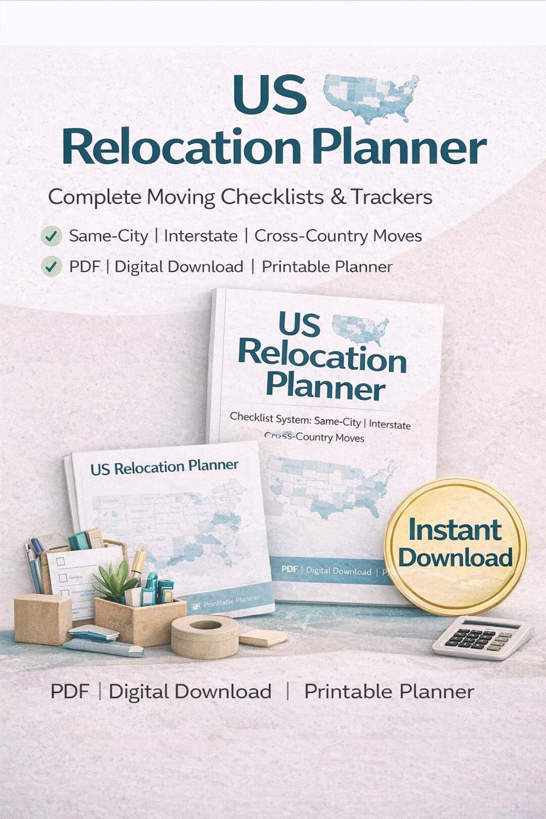 US Relocation Planner – Moving Checklist & Home Setup Organizer ...