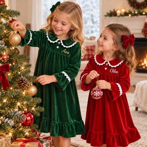 5t christmas dress Toddler Silver Bells Lap Dress
