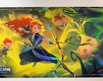 Merida - Gifted Archer - Lorcana Playmat – Foiled TCG Gaming Mat