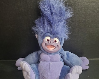 Disney 1999 Tarzan baby Turk Plush Body with Vinyl Head Vintage Mattel Toy