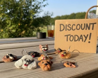 Adorno personalizado para mascotas: Retrato de mascota hecho a mano