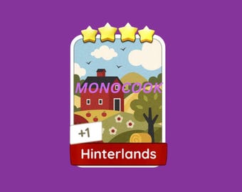 Hinterlands Set 16 Monopoly_Go Stickers 4 Star Album { fast sent }