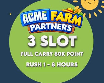 Événement Monopoly Go 3 emplacements Acme Farm Partners, 80 000 points, travail rapide