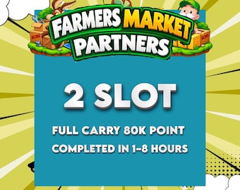 2 Slot Farmers Market Partners monopoly_go Event full carry 80k Point [ fast work ]