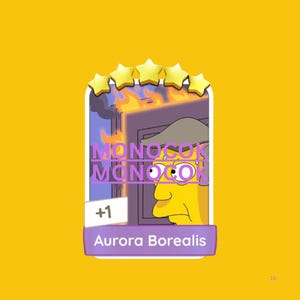 Aurora Borealis Set 15 Monopoly_Go Sticker 5 Star  Album  {fast sent}