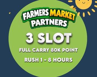 3 Slot Farmers Market Partners monopoly_go Evento full carry 80k Puntos trabajo rápido