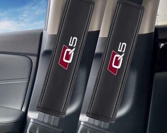 Spalline per cintura di sicurezza in pelle Nappa per Audi – Coprisedili di sicurezza S Line (set da 2)