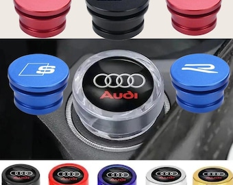 Copertura accendisigari in metallo per Audi A3 A4 A5 A6 A7 A8 Q3 Q5 Q7 TT – Tappo antipolvere per presa da 12 V, accessorio regalo per interni auto
