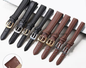 Cinturino per orologio in morbida pelle PU – Cinturino di ricambio universale per uomo e donna (8 mm-24 mm)