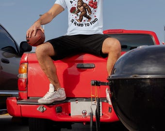 Bigfoot Holding Roses T-Shirt | A Guy Like Him Is Hard To Find, Valentine Sasquatch Tee
