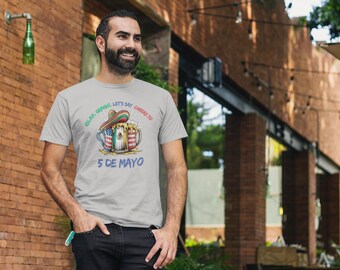 Cinco de Mayo beer mugs with sombrero T-shirt | Cinco de Mayo celebration
