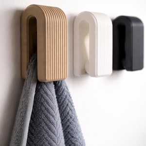 Porte torchon mural cuisine | accroche essuie mains | towel holder wall kitchen | rangement cuisine sans perçage