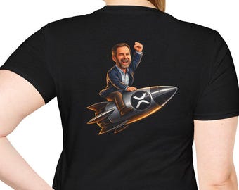 Camiseta XRP em homenagem a Brad Garlinghouse | Camiseta com estampa de criptomoeda