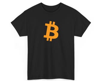 Camiseta com o logotipo do Bitcoin | Camiseta com estampa de criptomoeda