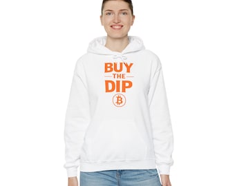 Bitcoin "Buy The Dip" Hoodie | Crypto Currency Graphic Sweatshirt