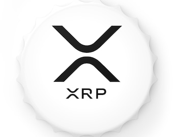 XRP Krypto-Logo Flaschenöffner | Ripple Symbol Kapselöffner
