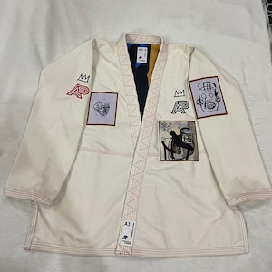 Albino & Preto Style BJJ Gi White | Street Art Patches, Training Uniform