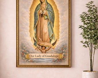 Unsere Liebe Frau von Guadalupe Wall Art druckbare katholische religiöse digitale Download
