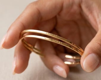 Personalisierte Manschette Armband für Frauen benutzerdefinierte Armband gravierte Armreif Koordinaten Stacking Schmuck für sie Geschenk für Mutter
