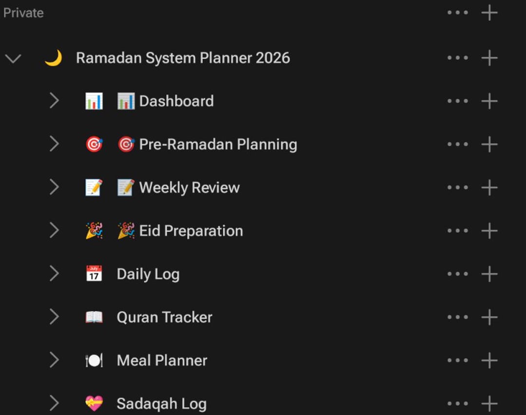 Ramadan System Planner 2026 | Notion Template + A4 PDF Planner | Prayer ...