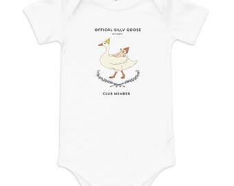 officiel sill goose 1-pièce bébé manches courtes