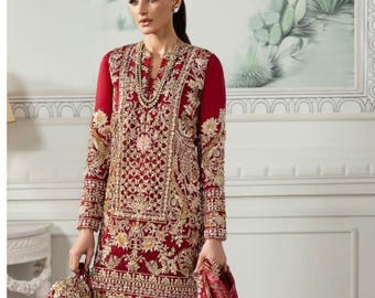 Latest bridal gharara suit Pakisatni indian wedding nikkah mehndi guest outfit