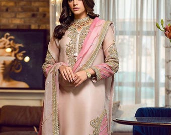 Latest pakistani salwar kameez party wear eid festive guest outfit