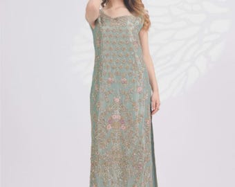 Latest long kurta set pakistani indian wedding partywear guest outfit