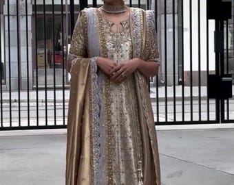 Latest Pakistani Bridal wedding dress Party guest outfit