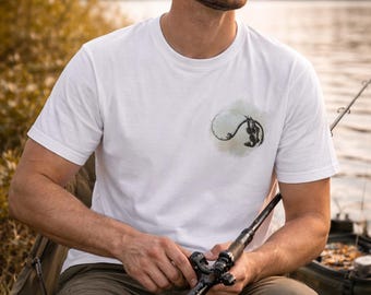 釣り人用Tシャツ、面白い釣りシャツ、男性や釣り人への贈り物、漁師の楽しいシャツ、釣りギフトのアイデア