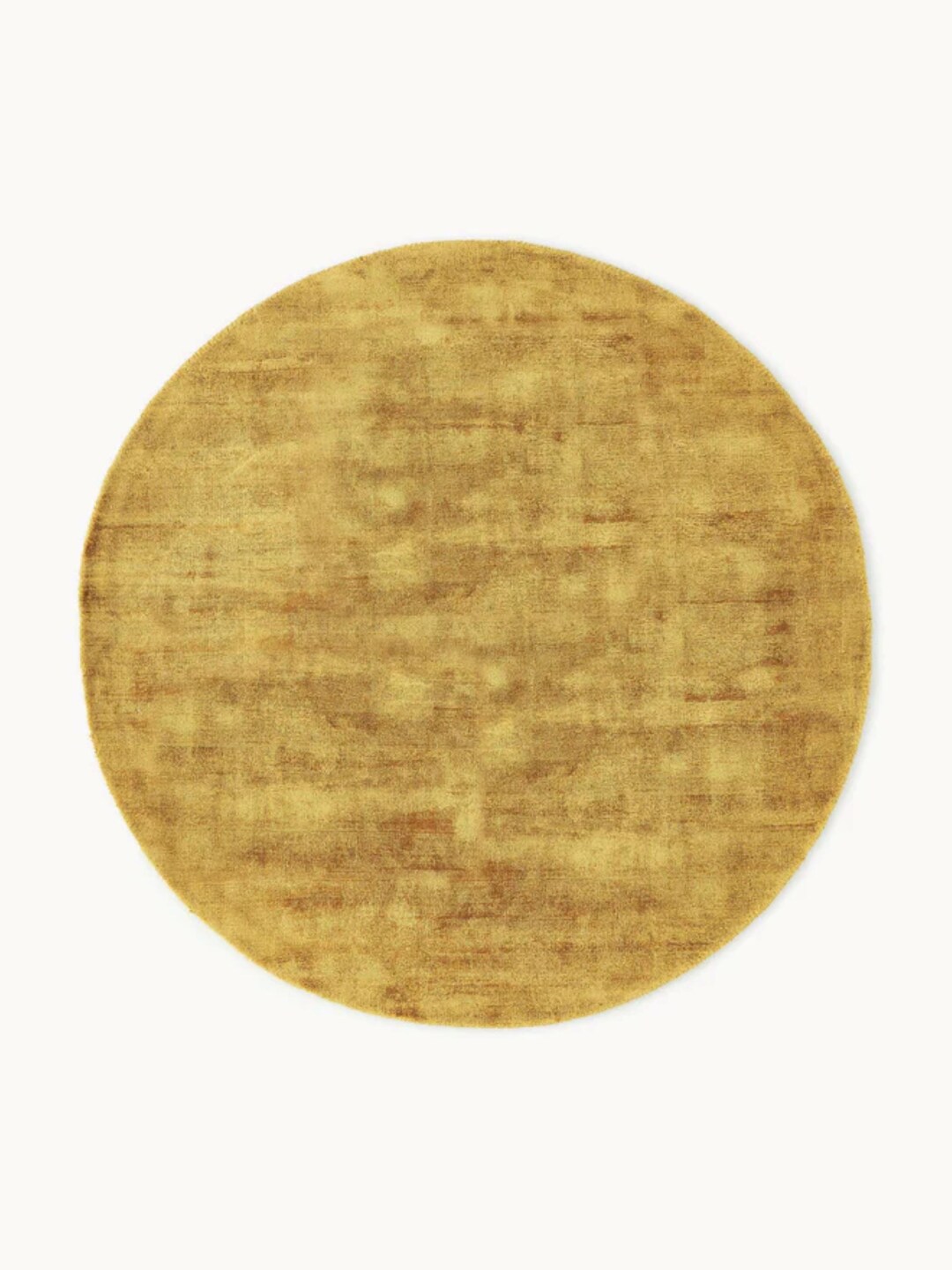 Micro Gold Button Rug Texture Hand Tufted Mustard Gold Rug, Viscose Cotton Loop Cut Texture, Boho ...