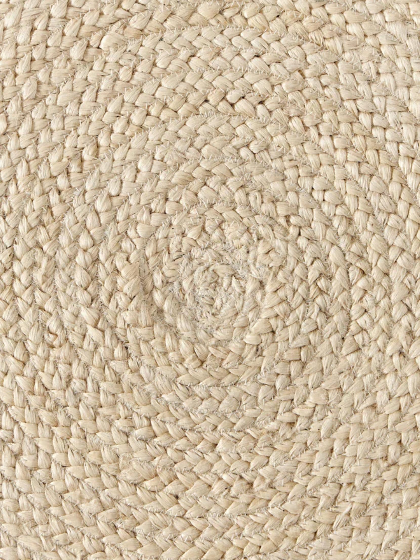 Off White Rug Roumd Handmade off White Jute Round Rug, Minimalist Boho Scandinavian Area ...
