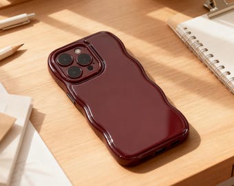 Wave iPhone Case, Shockproof Silicone Cover, Slim Fit Soft Grip Phone Protection