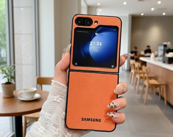 Luxury Suede Leather Case for Samsung Galaxy Z Flip 7/6/5/4/3