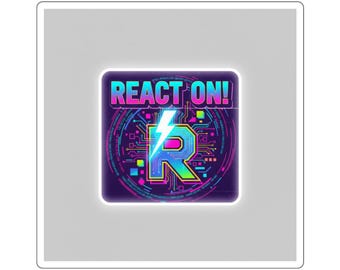 Reagieren Sie Entwickler Aufkleber - Team Geschenk - Software Engineer Abschlussgeschenk