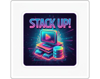 Naklejka na Bootcamp Grad – Dev Stack Humor – Prezent na ukończenie studiów przez inżyniera oprogramowania