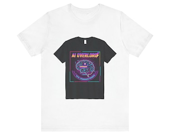 Koszulka dla programisty AI – Overlord Loading – prezent na ukończenie studiów dla inżyniera oprogramowania