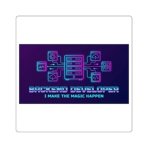 Sticker backend-ontwikkelaar - API Magic - cadeau software-ingenieur