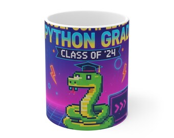 Kubek dla programisty Pythona – prezent na ukończenie studiów – prezent dla programisty od inżyniera oprogramowania