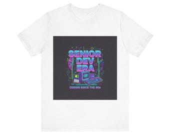 Koszulka Senior Dev - Era inżyniera oprogramowania - prezent na ukończenie studiów przez programistę