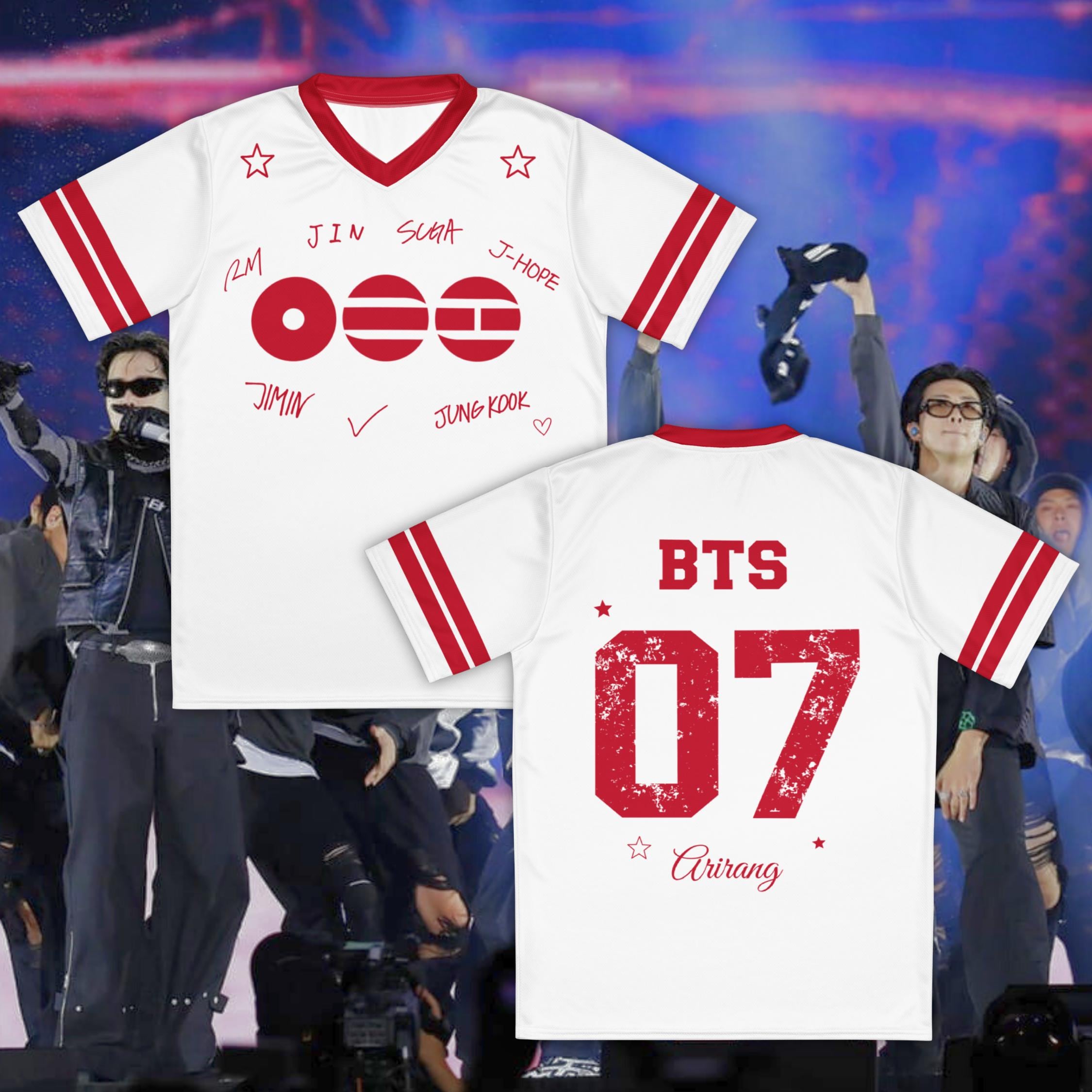 Li Socket Merch BTS Army Merch Arirang Tour Konzert Trikot - Etsy.de