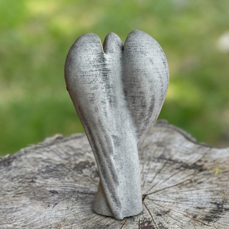Outdoor Concrete Angel Statue Memorial Garden Decor Stone Guardian ...
