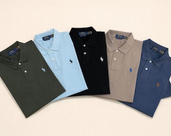 Ralph Lauren Men’s Polo Shirt Short Sleeve Logo Cotton Top
