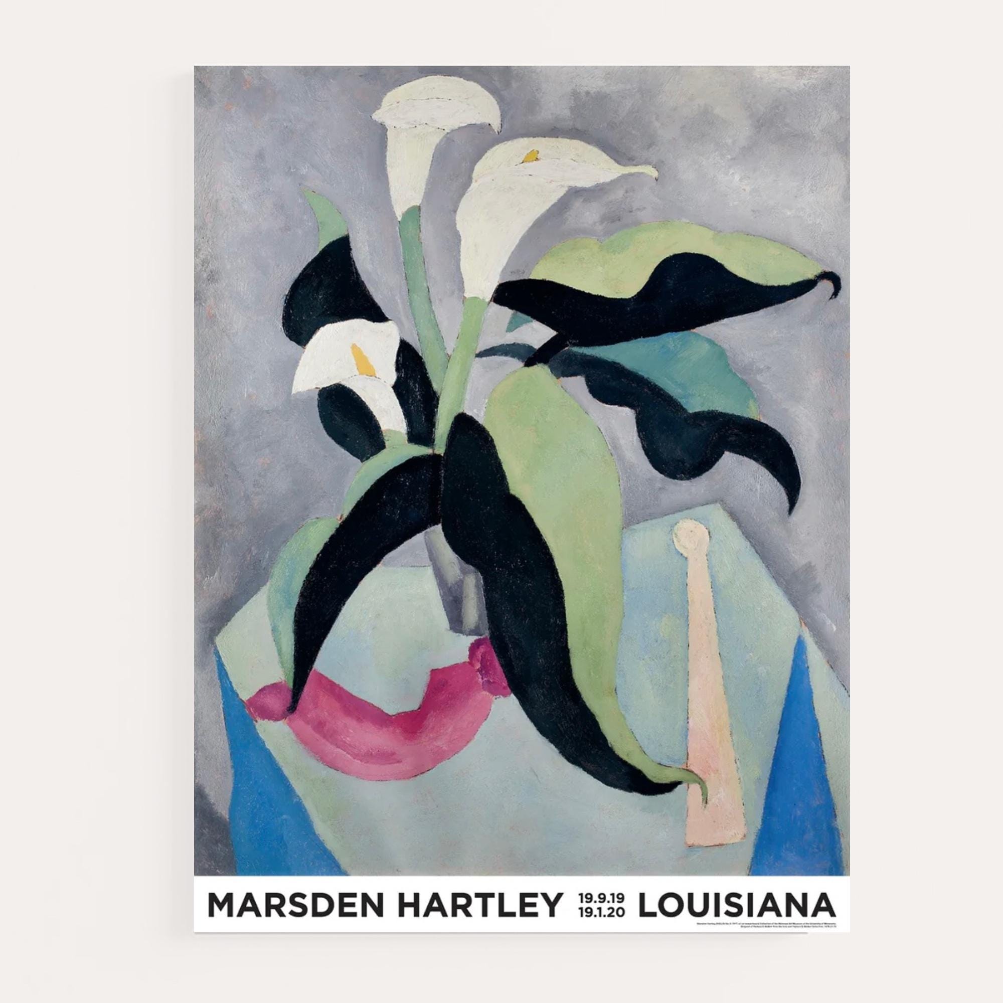 Original Marsden Hartley Exhibition Poster - Official Museum Print ...