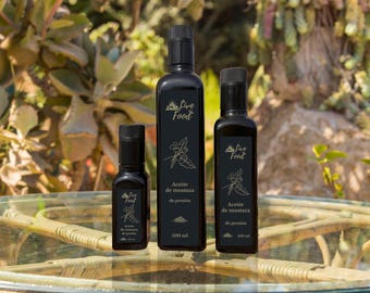 Live Food Aceite de Mostaza Prensado en Frío Sin Refinar - Aceite de Semillas de Mostaza Artesanal para Cocina Asiática