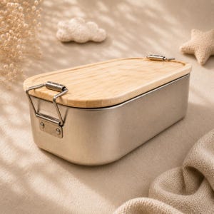 Brotdose personalisiert mit Name, Geschenk für die Einschulung, Lunchbox für Kinder, Kindergarten, Tiermotive, Brotdose Edelstahl/Weißblech image 9