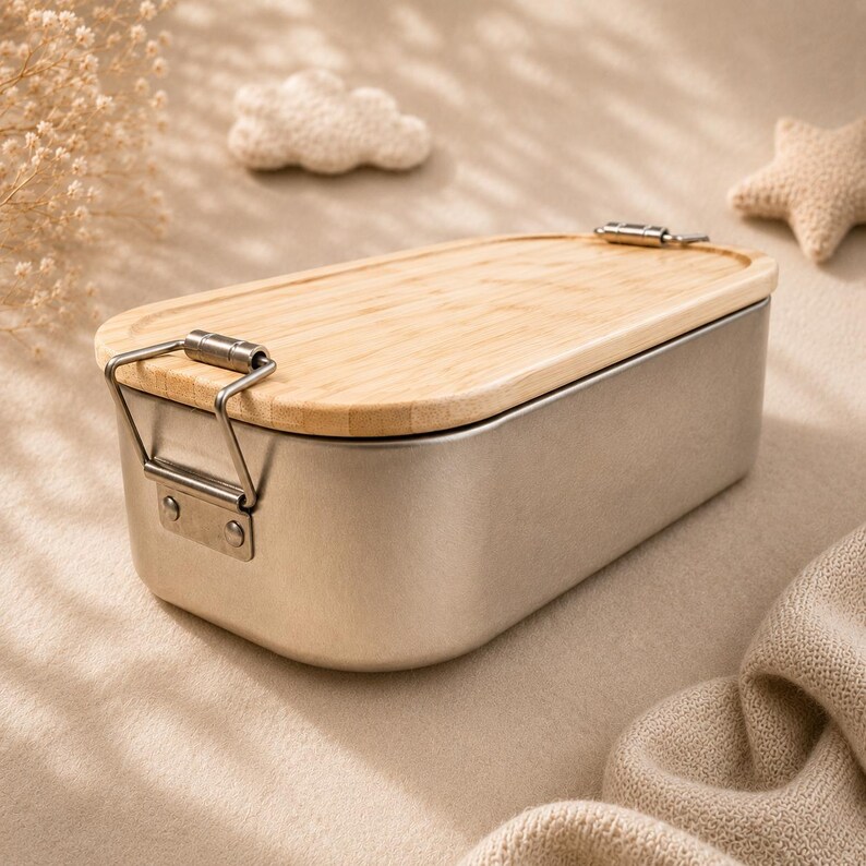 Brotdose personalisiert mit Name, Geschenk für die Einschulung, Lunchbox für Kinder, Kindergarten, Tiermotive, Brotdose Edelstahl/Weißblech image 9