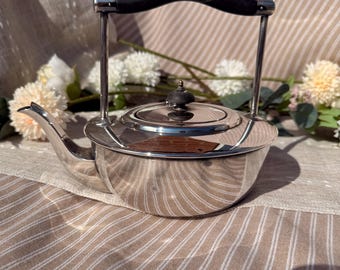 Vintage EPBM-theepot 2 pint verzilverde decoratieve theepot