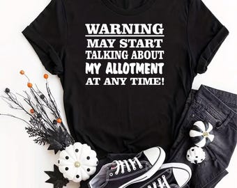 Warnung kann spontan über Zuteilung sprechen T-Shirt - Bedrucktes Gartenhemd für Herren Lustige Weihnachtsgeschenke für Papa Papa Scherz Top Geschenke