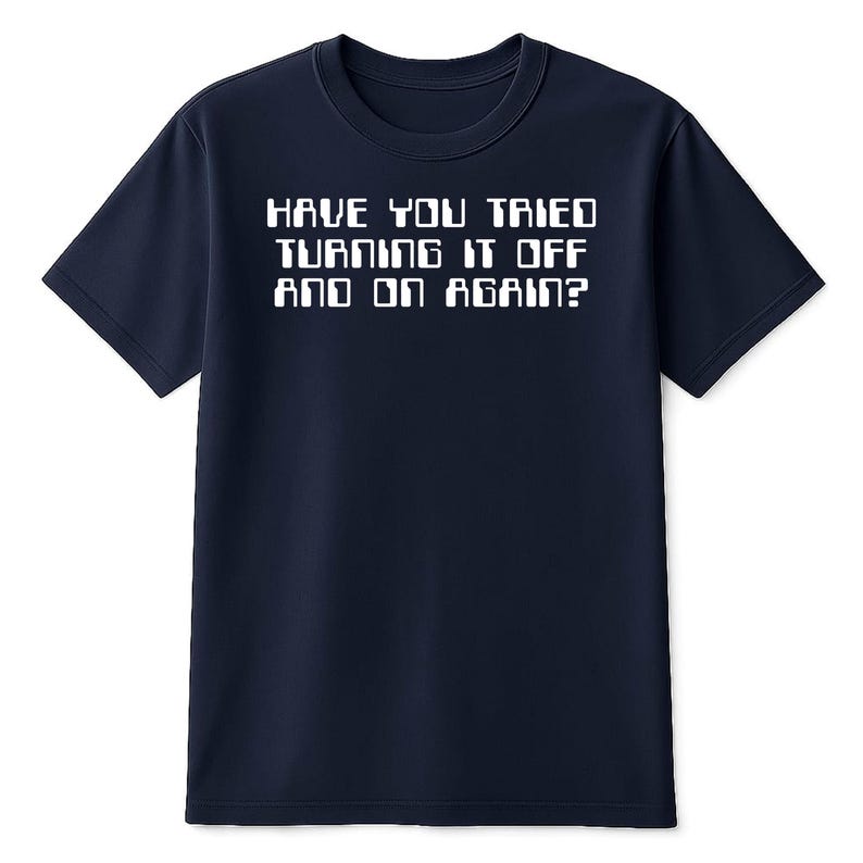 Funny IT Support Shirt Computer Programmer Tee Tech Help Desk Software ...